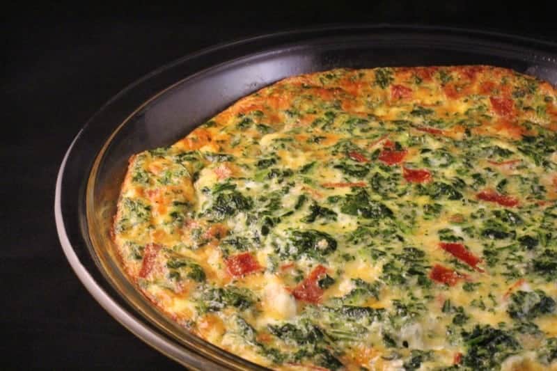 Pepperoni and Muenster Quiche Recipe Dishing Delish