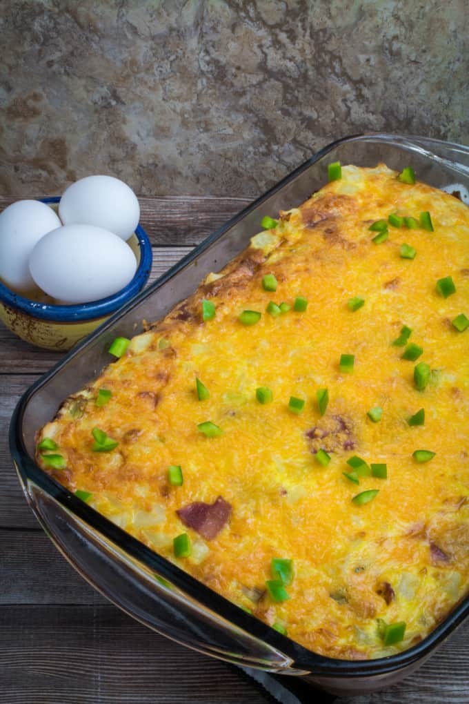 Easy Breakfast Casserole • Dishing Delish