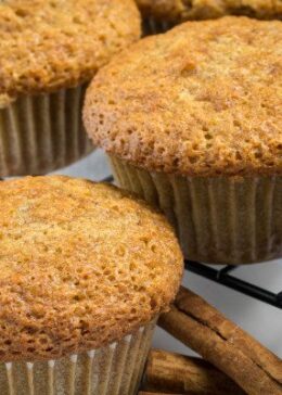 Easy, sweet, packed with the flavors of warm spices, these Gluten Free Zucchini Bread Muffins are perfect for breakfast or even a quick snack. You won't taste zucchini itself, but it makes the bread so moist and fluffy that you would never guess these zucchini bread muffins are gluten free!