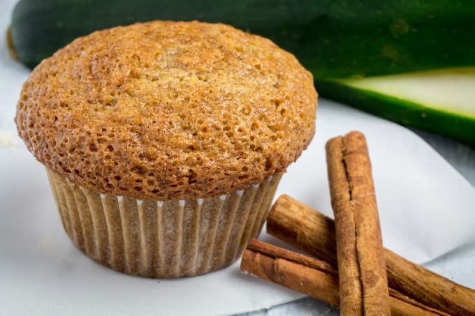 Easy, sweet, packed with the flavors of warm spices, these Gluten Free Zucchini Bread Muffins are perfect for breakfast or even a quick snack. You won't taste zucchini itself, but it makes the bread so moist and fluffy that you would never guess these zucchini bread muffins are gluten free!