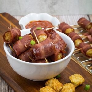 Bacon Wrapped Tater Tots