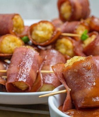 Bacon Wrapped Tater Tots