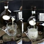 Eggnog Rum Cocktail with Fudgy Chocolate Popsicles