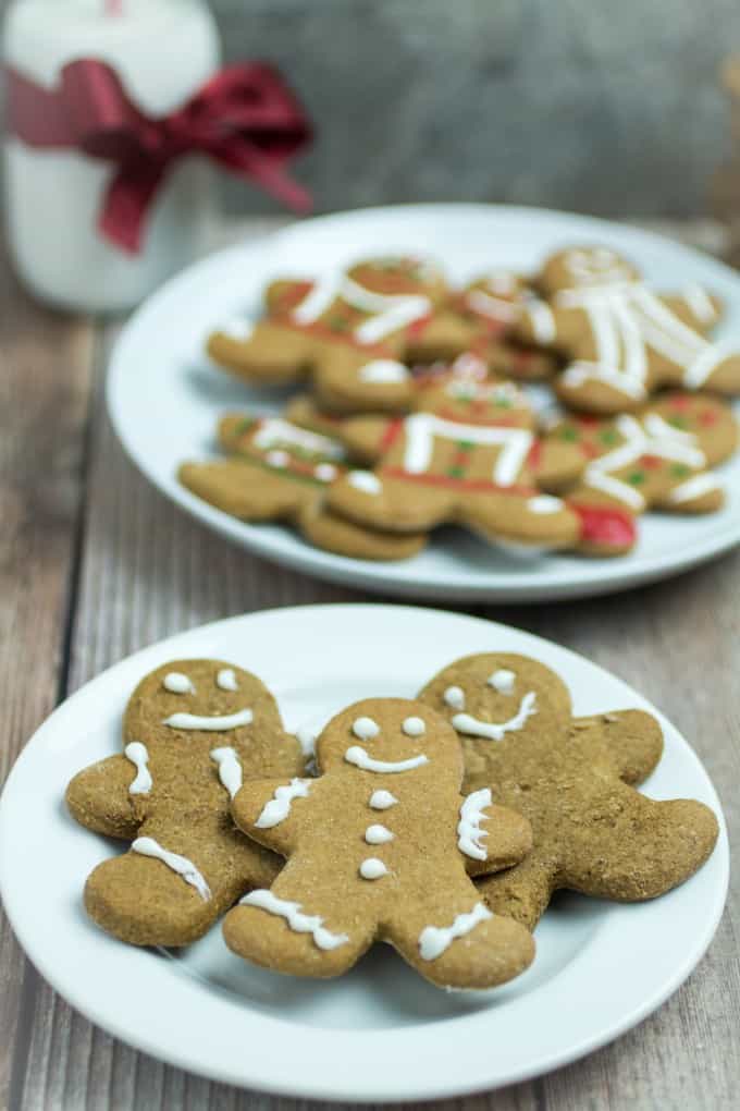 Gluten Free Gingerbread Men Cookies • Dishing Delish