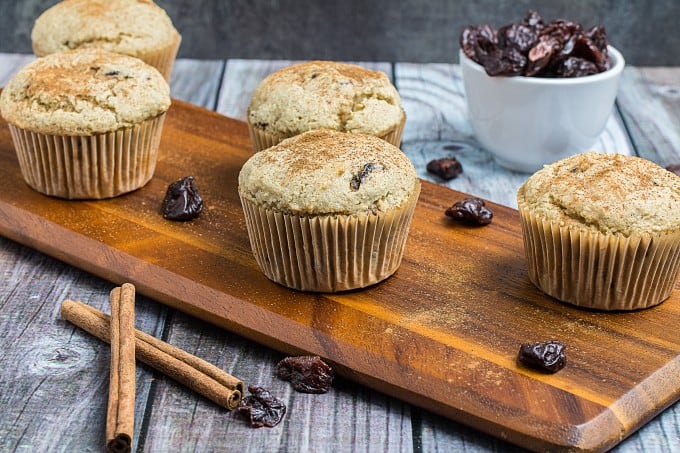 gluten free cherry muffins 