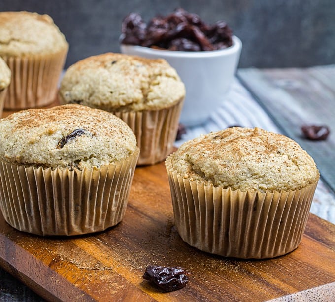 gluten free cherry muffins 