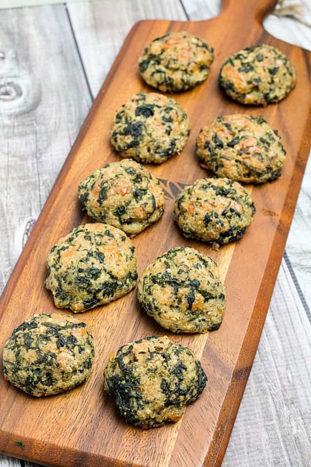 Best Ever Spinach Balls Appetizer • Dishing Delish
