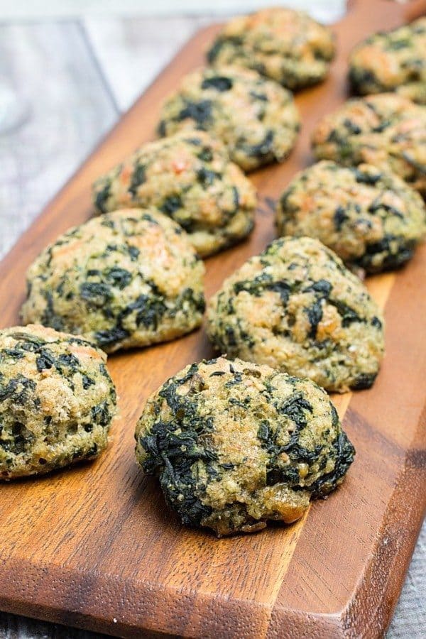 Best Ever Spinach Balls Appetizer • Dishing Delish