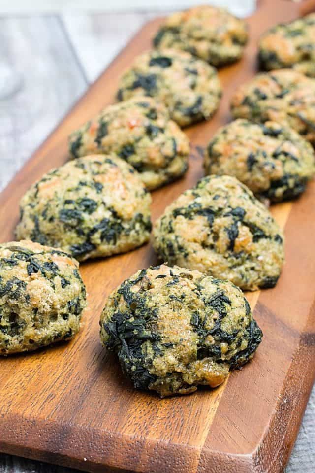Best Ever Spinach Balls Appetizer • Dishing Delish