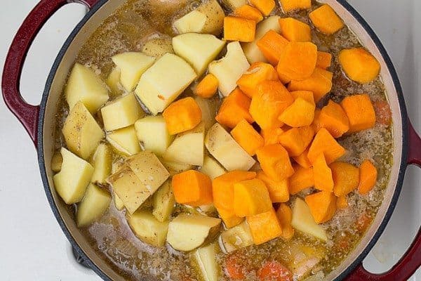 Miso Salmon & Vegetable Stew