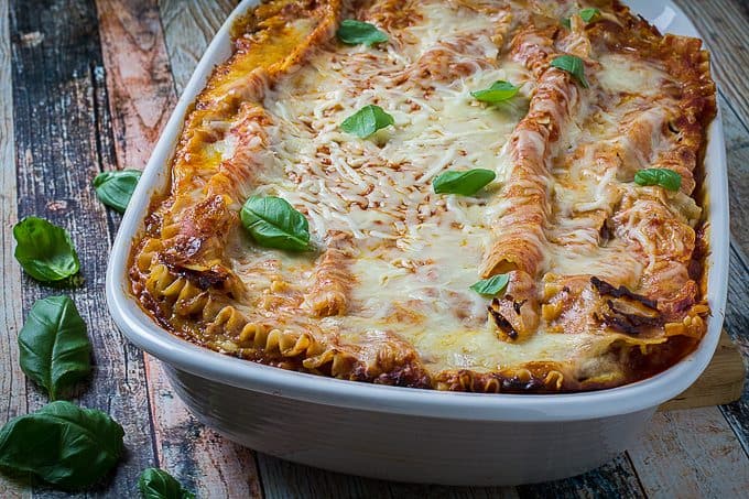 gluten free vegetable lasagna