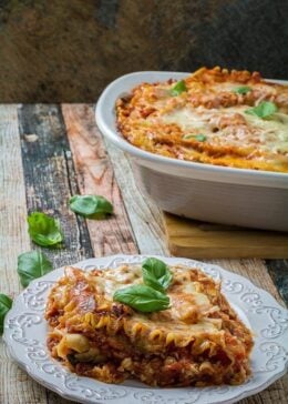 gluten free vegetable lasagna