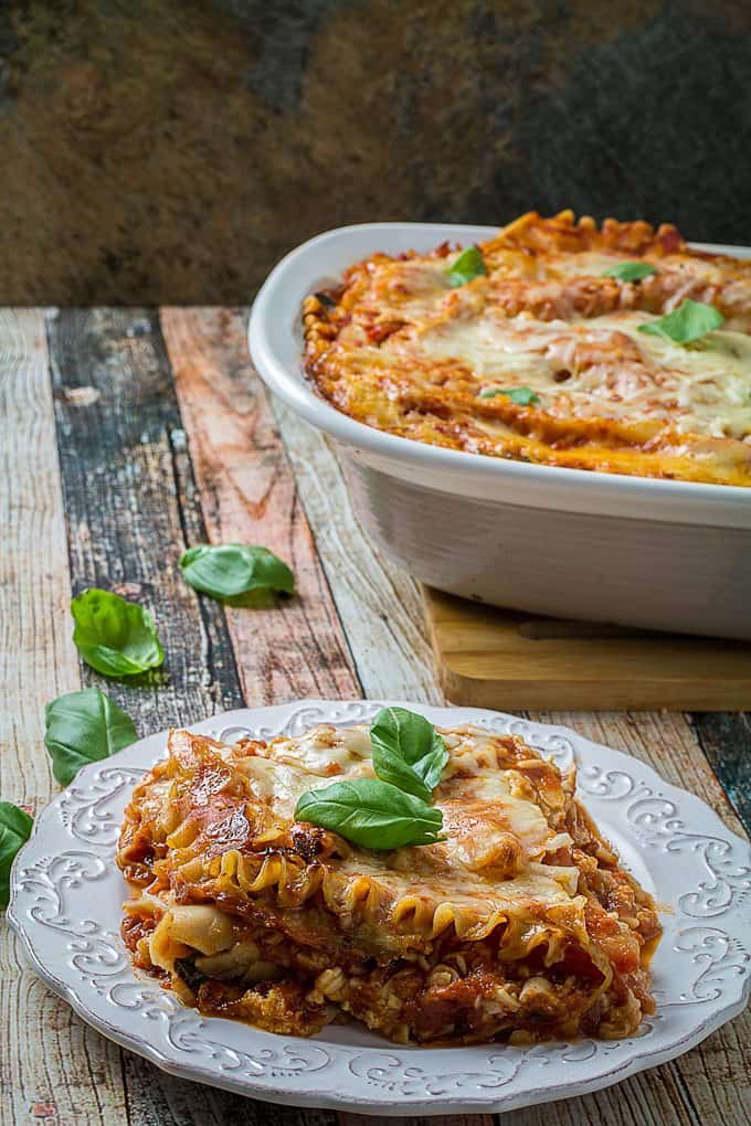 gluten free vegetable lasagna