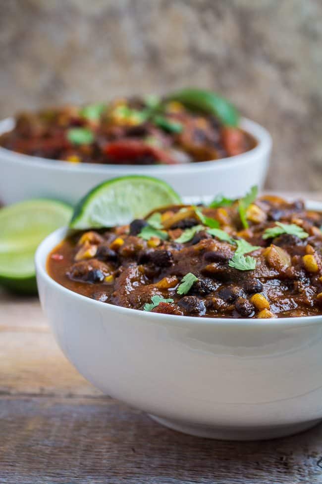 Slow Cooker Black Bean Chili