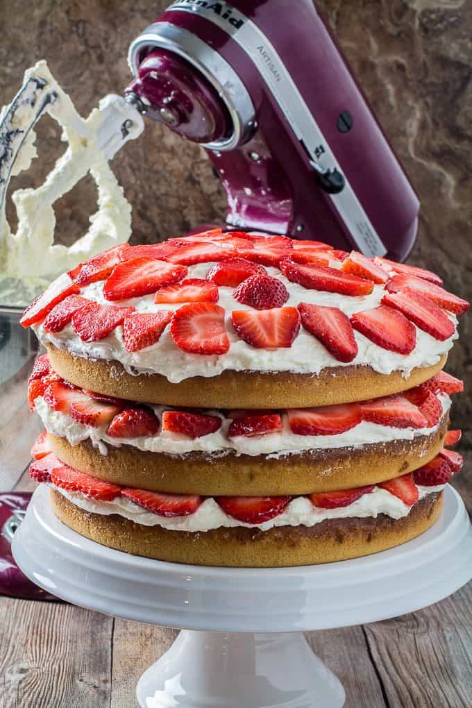 Gluten Free Strawberry Cake