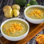 easy broccoli cheddar soup