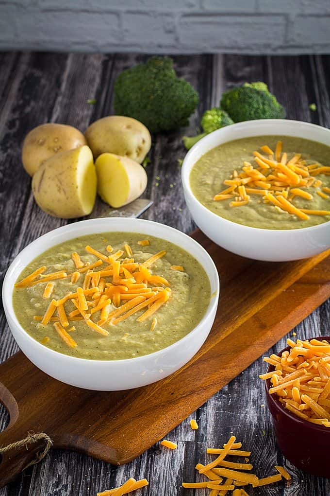 easy broccoli cheddar soup