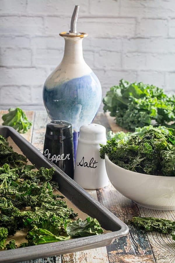 Easy Kale Chips Oven Baked! • Dishing Delish