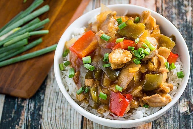 Slow Cooker sweet and sour chicken