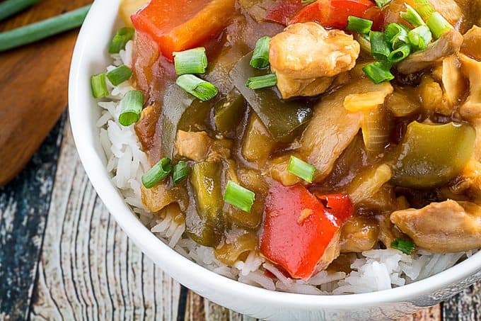 Slow Cooker sweet and sour chicken