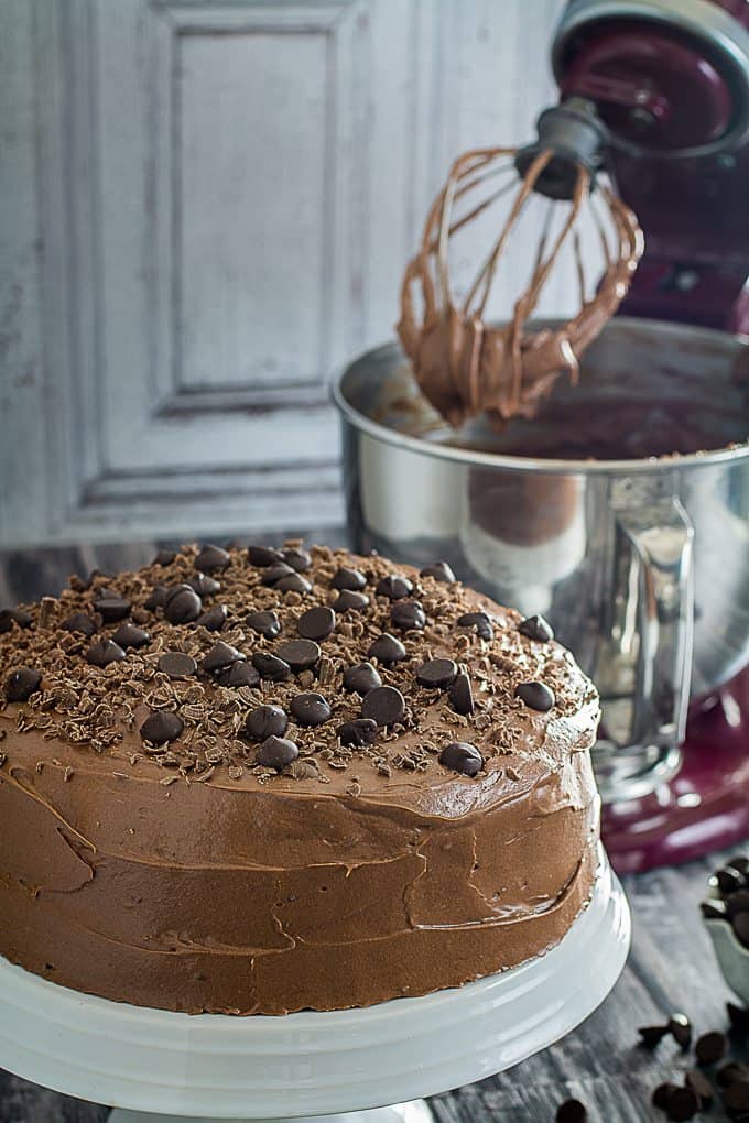 gluten free double chocolate cake