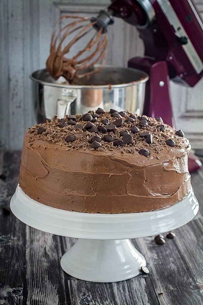 gluten free double chocolate cake