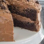 gluten free double chocolate cake