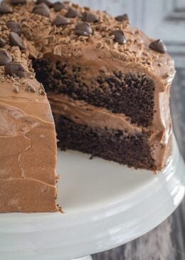 gluten free double chocolate cake