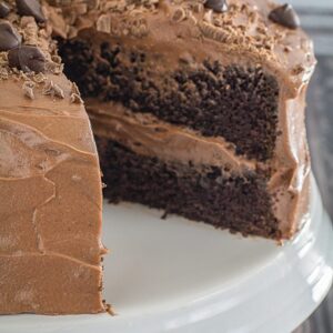 gluten free double chocolate cake