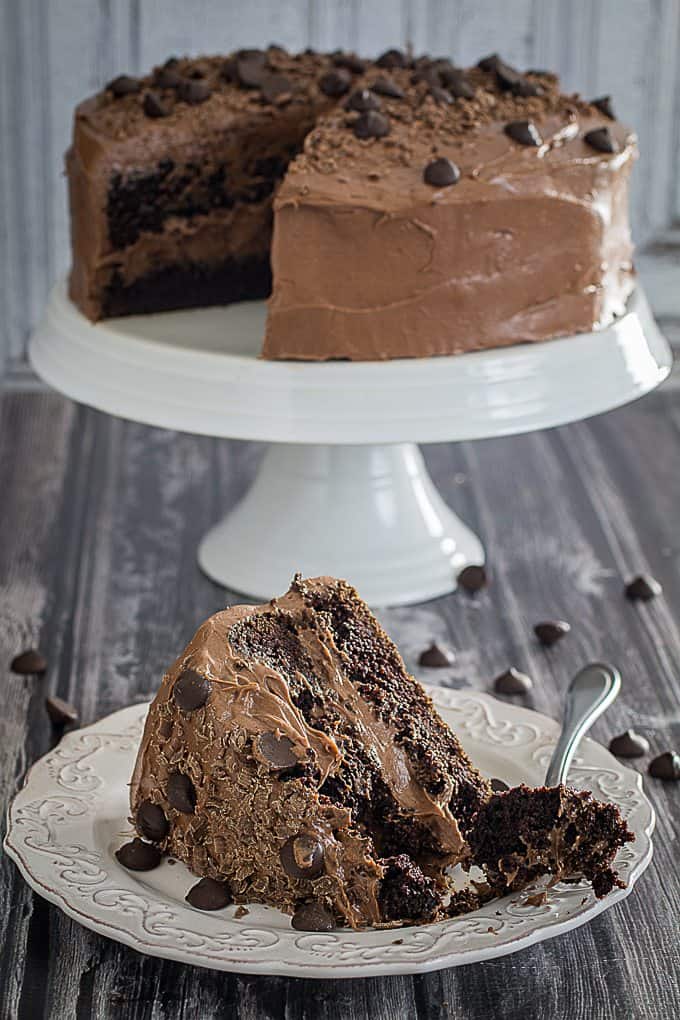 gluten free double chocolate cake