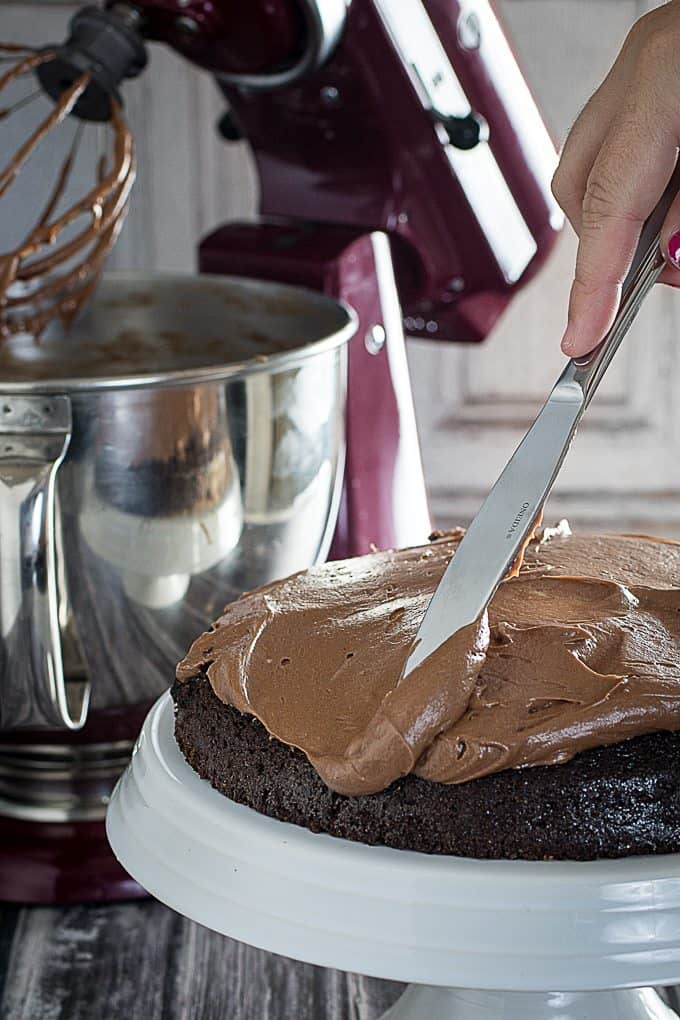 gluten free double chocolate cake