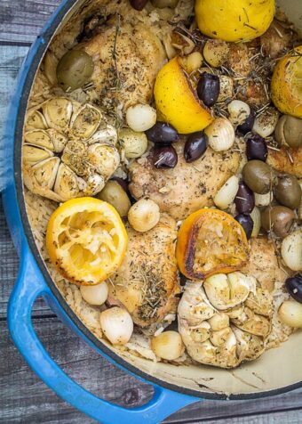 one pot greek lemon chicken and rice