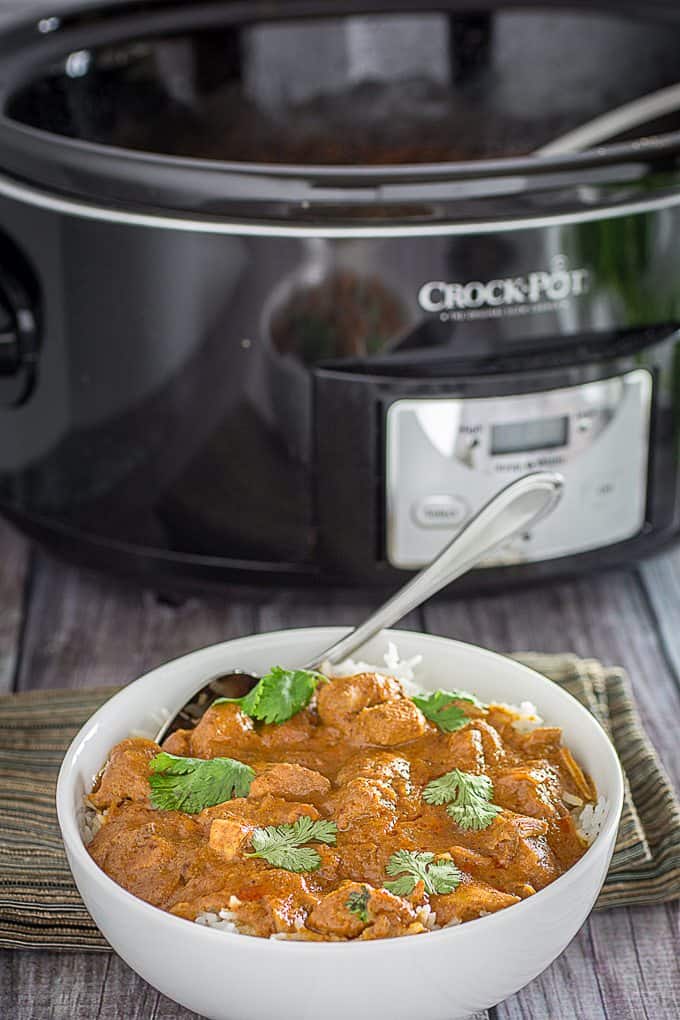 slow cooker butter chicken