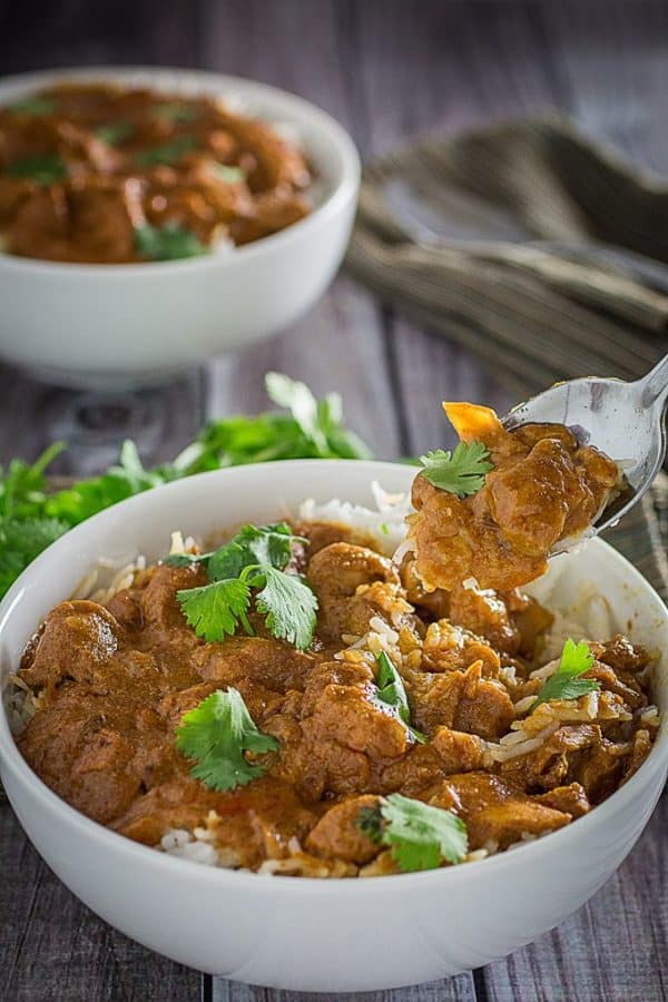 Easy Slow Cooker Butter Chicken • Dishing Delish