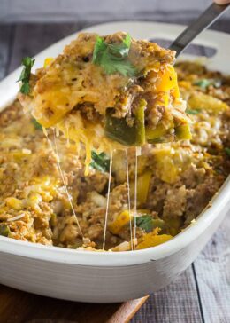 stuffed pepper casserole