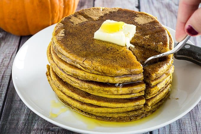 gluten free pumpkin pancakes