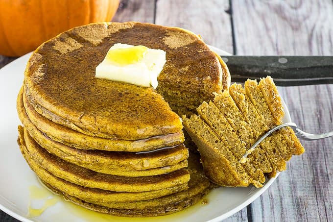 gluten free pumpkin pancakes