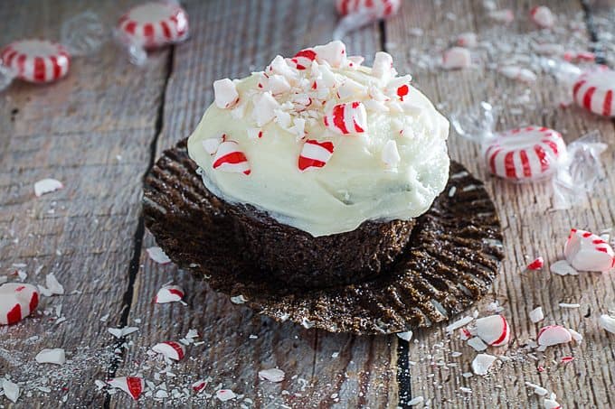 peppermint mocha cupcakes