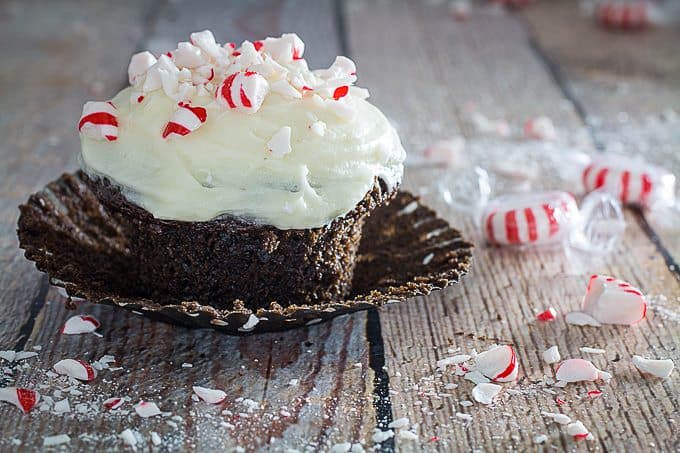 peppermint mocha cupcakes