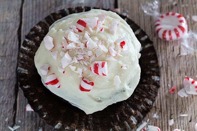 peppermint mocha cupcakes