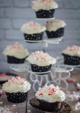 peppermint mocha cupcakes