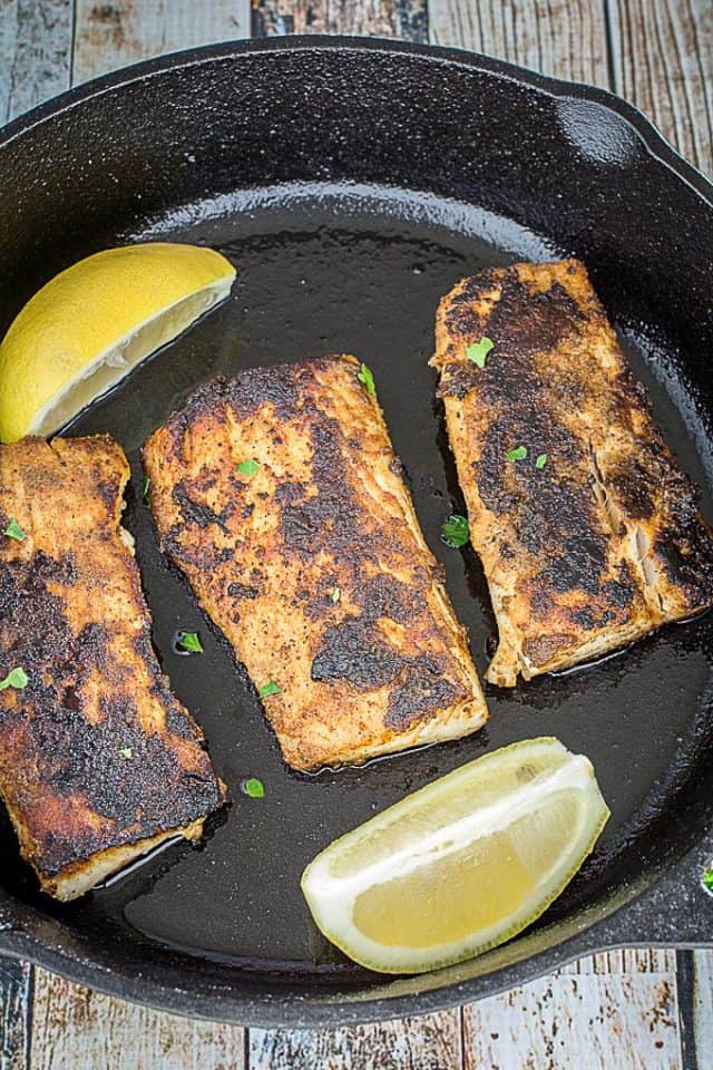 Blackened Mahi Mahi & Homemade Cajun Spice Rub • Dishing Delish