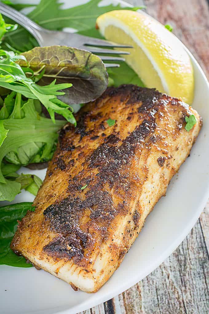 Blackened Mahi Mahi & cajun spice rub