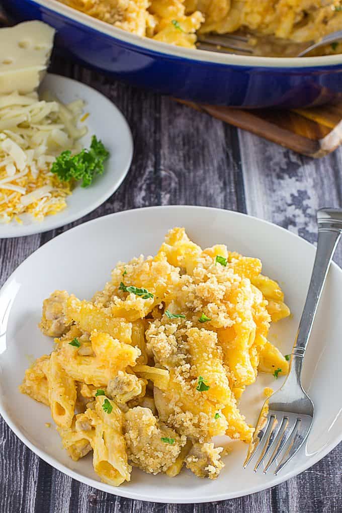 buffalo chicken mac and cheese