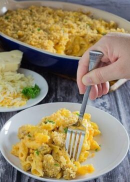 buffalo chicken mac and cheese