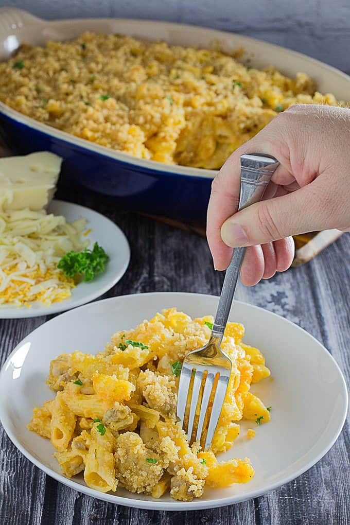 buffalo chicken mac and cheese