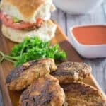 Buffalo Turkey Burgers Yogurt Ranch Dressing