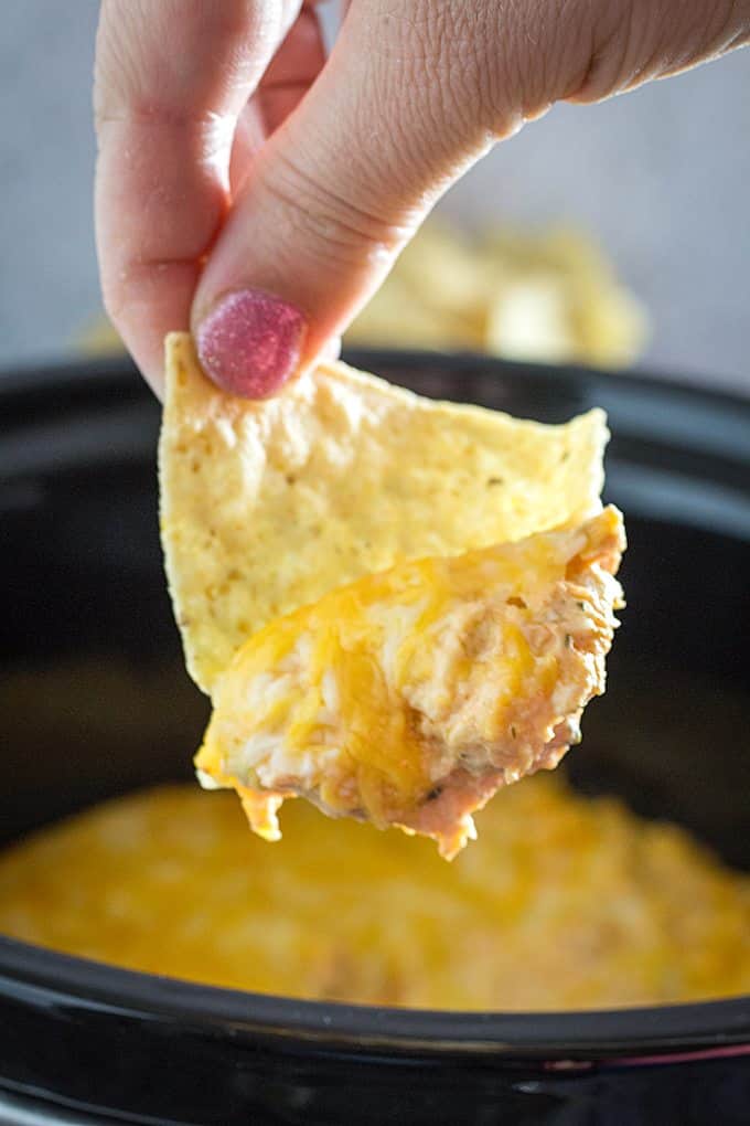 Crockpot Buffalo Chicken Dip