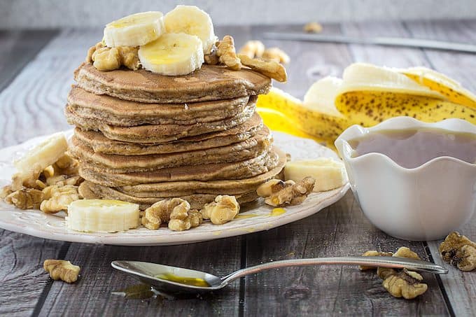 paleo banana pancakes almond flour pancakes