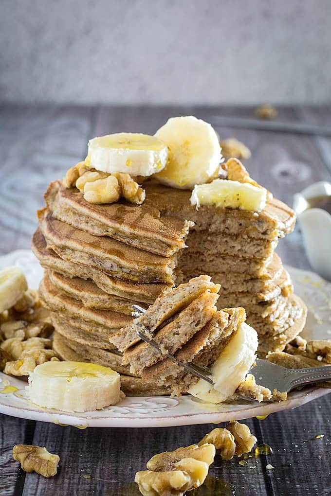 paleo banana pancakes almond flour pancakes